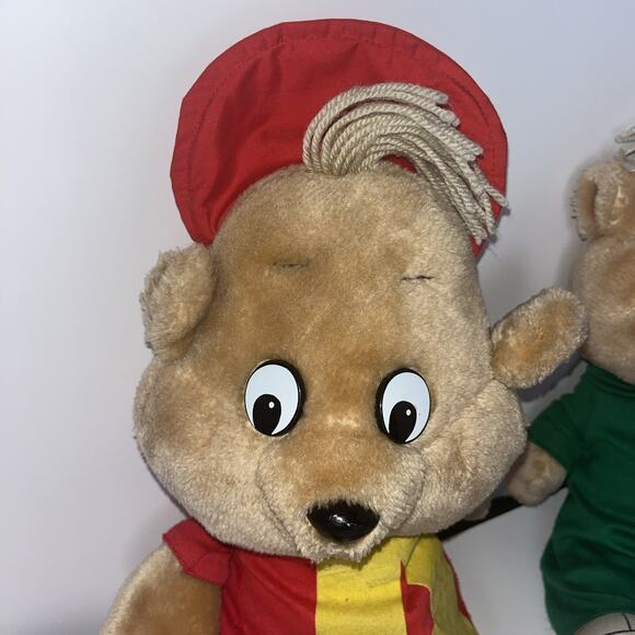 2 Vintage CBS 1983 Alvin & Theodore Chipmunks 20” Alvin Stuffed Plush Toy Bundle - Picture 2 of 12